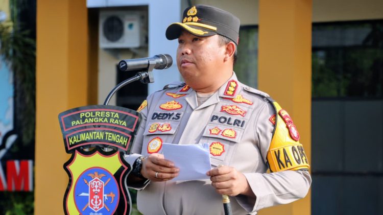Kapolresta Palangka Raya, Polda Kalteng, Kombes Pol. Dedy Supriadi, S.I.K., M.H.