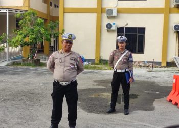 Satuan Lalu Lintas Polresta Palangka Raya melaksanakan apel fungsi di halaman Mako Satlantas Polresta Palangka Raya, Rabu (26/11/2025). Kegiatan berlangsung sejak pagi hari dan dipimpin oleh Wakasat Lantas Polresta Palangka Raya, IPTU Eko Hermawan.