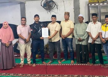 Penjabat (Pj) Keuchik Gampong krueng, Kecamatan Seunagan Kabupaten Nagan Raya, Habib Syaikuna Mon Areh, Minggu (02/11/25) malam menggelar silaturahmi perdana bersama masyarakat setempat, pasca dirinya ditunjuk sebagai PJ Keuchik
