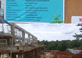Pembangunan Gedung Olahraga (GOM) Ranca Bungu