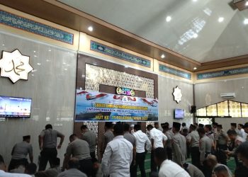 Kegiatan ini dilaksanakan di Masjid Baitus Syuja, Mapolda Kalteng dan dihadiri oleh sejumlah pejabat utama, personel, serta perwakilan masyarakat.