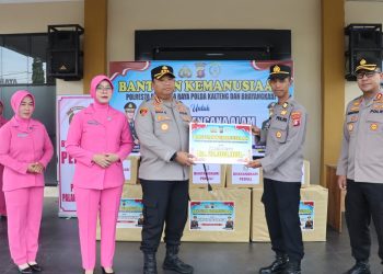 Pemberangkatan bantuan tersebut dipimpin langsung Kapolresta Palangka Raya Kombes Pol Dedy Supriadi, S.I.K., M.H., bertempat di halaman Mako Polresta Palangka Raya, Kamis (4/12/2025).