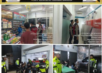 Polres Ogan Ilir melaksanakan Kegiatan Rutin Yang Ditingkatkan (KRYD) pada Jumat malam dalam rangka mengantisipasi tindak pidana 3C (Curat, Curas, Curanmor), pemberantasan narkoba, aksi premanisme, pungli, serta potensi gangguan kamtibmas lainnya di wilayah hukum Polres Ogan Ilir.
