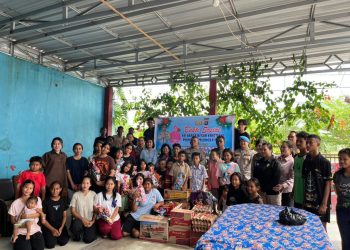 Panti Asuhan Roti Hidup di Jalan Banteng dan Panti Asuhan Agape di Kecamatan Bukit Batu, Kota Palangka Raya, Kalimantan Tengah, Kamis (11/12/2025) siang.