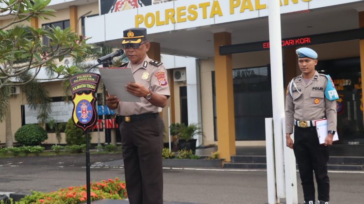 Kepala Bagian Logistik Polresta Palangka Raya Kompol Mangatur Tampubolon