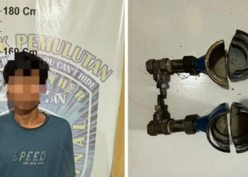 Pelaku diketahui berinisial A (21), warga Desa Simpang Pelabuhan Dalam, Kecamatan Pemulutan, Kabupaten Ogan Ilir. Ia diduga mencuri water meter PDAM yang terpasang di rumah-rumah warga sehingga menyebabkan kerugian dan terganggunya pelayanan air bersih.