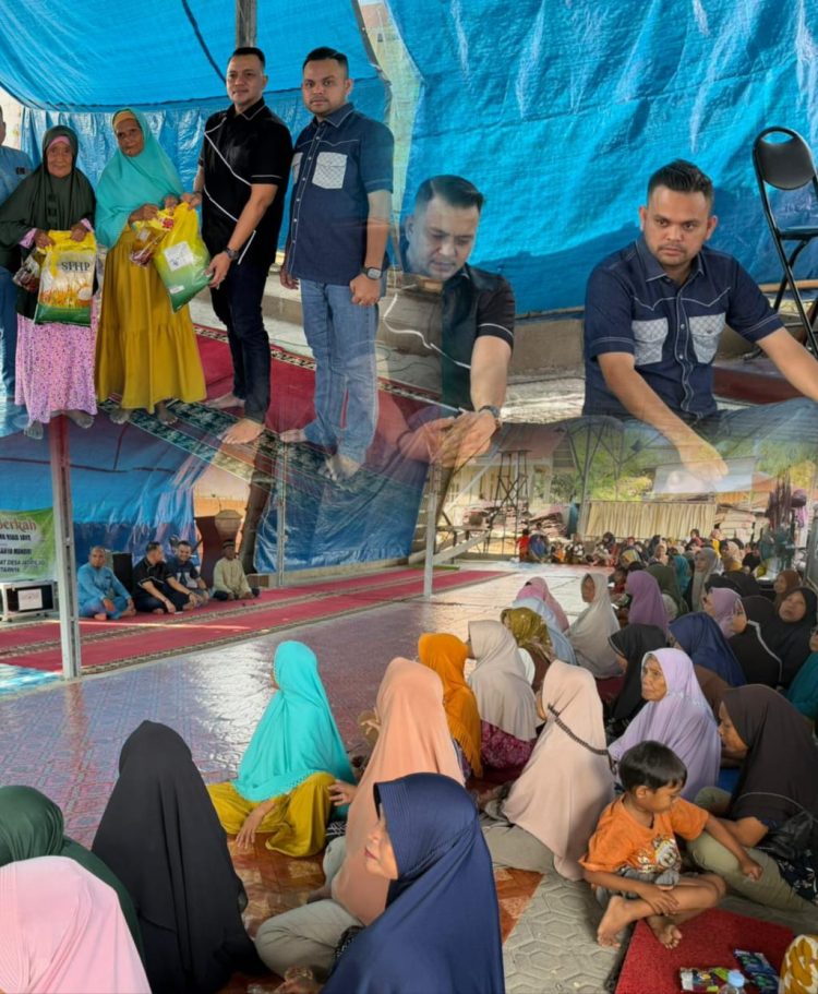 Pebriyan Winaldi menyerahkan bantuan dana sebesar Rp10 juta untuk mendukung pembangunan Masjid Al Muqarabbin, rumah ibadah yang menjadi pusat spiritual dan kebersamaan masyarakat setempat. Tak hanya itu, puluhan warga juga menerima bantuan beras dan minyak makan, sebagai bentuk empati terhadap kebutuhan pokok masyarakat.