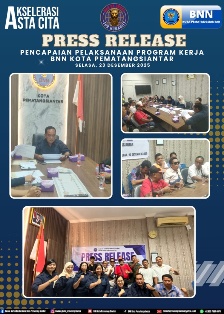 Badan Narkotika Nasional (BNN) Kota Pematangsiantar