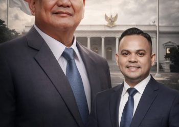 Presiden Prabowo Subianto dan Ketua Elang 3 Hambalang Riau, Pebriyan Winaldi