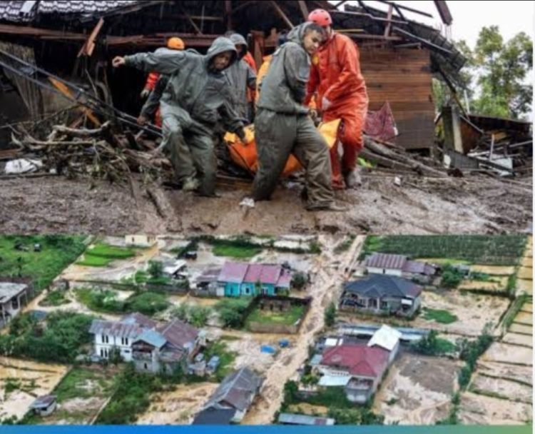 Bencana di Aceh, Sumatera Utara, dan Sumatera Barat