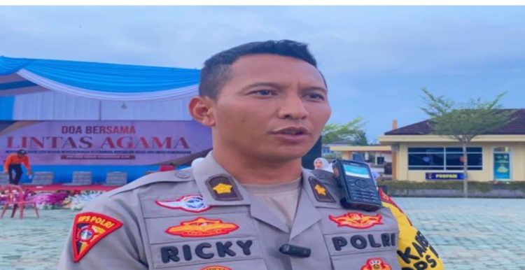 Kabag Ops Polres OKI, Kompol Ricky Mozam