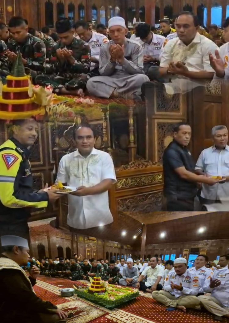 Keluarga besar Elang 3 Hambalang NKRI bersama unsur TNI menggelar syukuran dan doa bersama sebagai bentuk ikhtiar spiritual demi masa depan Indonesia yang bangkit, kuat, dan berdaulat. Kegiatan yang berlangsung khidmat tersebut dipimpin langsung oleh Ketua Umum Dewan Pimpinan Nasional (DPN) Elang 3 Hambalang NKRI, H. Safrizal.