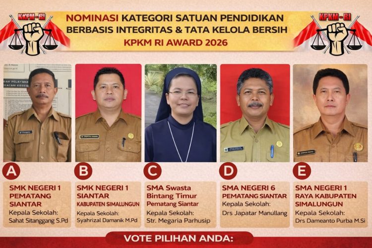 kategori Satuan Pendidikan Berbasis Integritas & Tata Kelola Bersih.