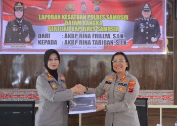 Apel ini menandai pergantian kepemimpinan dari Kapolres lama AKBP Rina Frillya, S.I.K kepada Kapolres baru AKBP Rina Sry Nirwana Tarigan, S.I.K, sebagai bagian dari dinamika organisasi Polri.