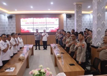 Kepolisian Resor Kota (Polresta) Palangka Raya mengikuti audit kinerja yang digelar oleh Itwasda Polda Kalteng pada markas komandonya, Jalan Tjilik Riwut Km. 3,5, Kota Palangka Raya, Kalimantan Tengah, Selasa (20/1/2026) pagi.