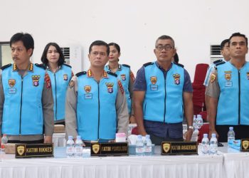 Kegiatan ini dipimpin oleh, Karo SDM Kombes Pol Leo Surya S.N. dan diikuti seluruh panitia baik eksternal maupun internal, perwakilan orang tua peserta, serta enam (6) peserta seleksi.