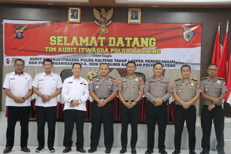 Kedatangan tim audit disambut langsung oleh Kapolres Katingan AKBP Dodik Hartono, S.H., S.I.K., M.H., bersama pejabat utama Polres Katingan.