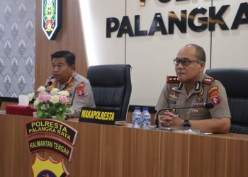 Kapolresta Palangka Raya Kombes Pol Dedy Supriadi, S.I.K., M.H. memimpin langsung kegiatan analisa dan evaluasi (anev) situasi kamtibmas.