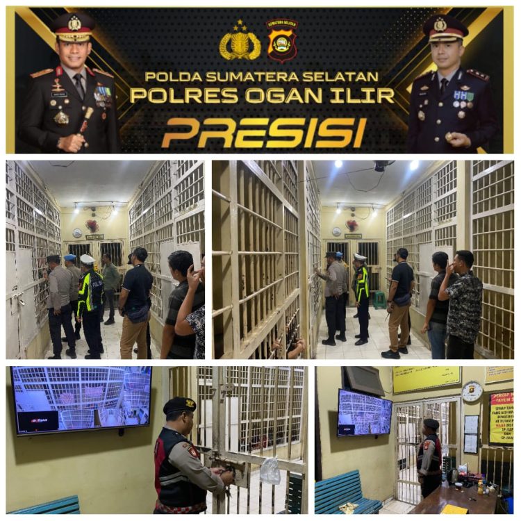 Personel Satuan Samapta Polres Ogan Ilir melaksanakan kegiatan Turjawali di wilayah hukum Polres Ogan Ilir, Selasa malam hingga Rabu pagi (27–28/1/2026).