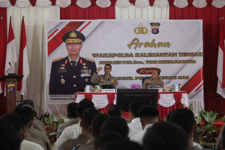 Wakapolda Kalteng melaksanakan kunkernya di Markas Komando Resor (Mako Polres) Gunung Mas, Kamis (29/1/2026).
