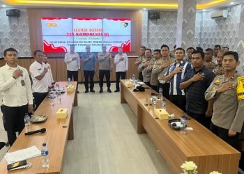 Polresta Palangka Raya menerima kunjungan kerja Tim Komisi Kepolisian Nasional (Kompolnas) dalam rangka monitoring penanganan kasus tindak pidana narkoba di wilayah hukumnya.