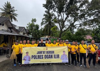 Polres Ogan Ilir melaksanakan kegiatan kurvei melalui giat Jum’at Bersih pada Jumat, 06 Februari 2026, mulai pukul 07.00 WIB hingga selesai.