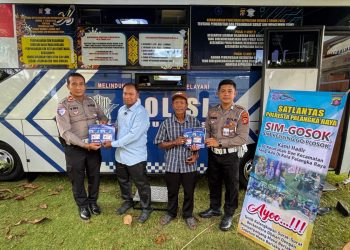 Program tersebut kali ini dihadirkan oleh Satlantas pada halaman Kantor Kelurahan Pager, Jalan Tumbang Talaken Km. 62, Kelurahan Pager, Kecamatan Rakumpit, Kota Palangka Raya, Kalimantan Tengah, Sabtu (7/2/2026) siang.