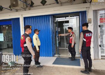 Satuan Samapta Polres Ogan Ilir melaksanakan kegiatan Patroli Perintis Presisi pada Sabtu, 7 Februari 2026, mulai pukul 08.00 WIB hingga selesai.