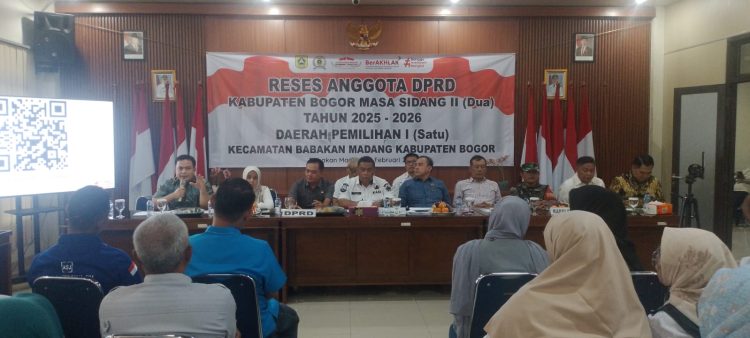 Reses Anggota DPRD Kabupaten Bogor Masa Sidang II ( Dua ) Tahun 2025 - 2026 Dapil I ( Satu )