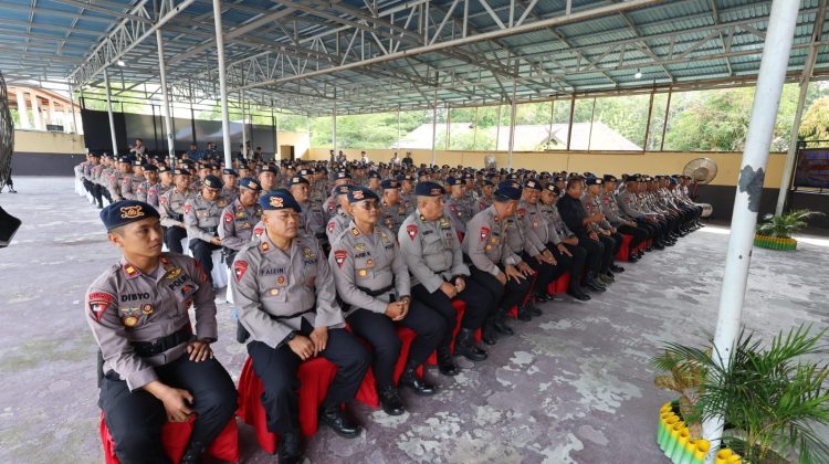 Wakapolda Kalteng) Brigjen Pol Drs. Yosi Muhamartha, melakukan kunjungan kerja ke Markas Komando Satuan Brimob Polda Kalteng yang berlokasi di Jalan Tjilik Riwut Km. 32, Kota Palangka Raya, Rabu (11/2/2026) pagi.