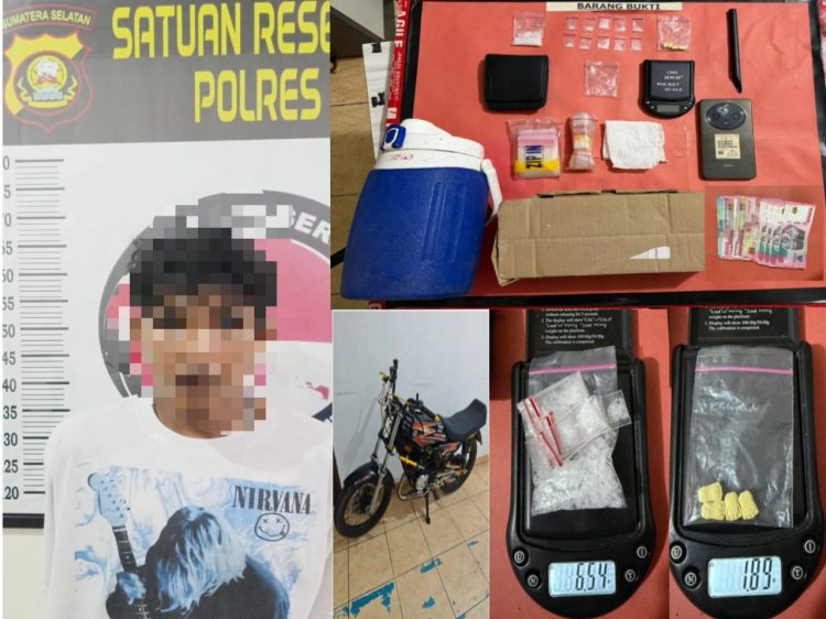petugas mengamankan seorang pria berinisial B.S. alias Baban (34), warga Dusun II Desa Tepedak I, Kecamatan Payaraman, yang diduga kuat berperan sebagai pengedar narkotika.