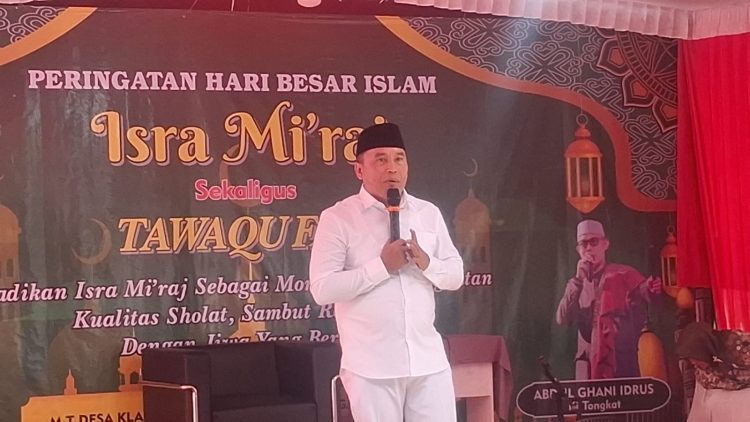 Sambutan Kades Klapanunggal Bapak Ade Endang Saripudin Dalam Rangka Memperingati Isra Mi'raj Nabi Besar Muhammad SAW 1447 H.- RH