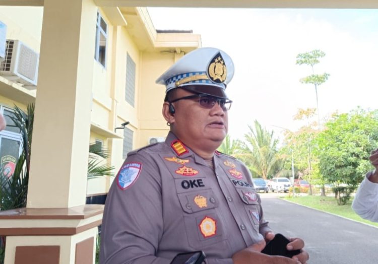 Kepala Satuan Lalu Lintas (Kasat Lantas) Polres OKI, AKP Oke Panji Wijaya, SH, M.Si