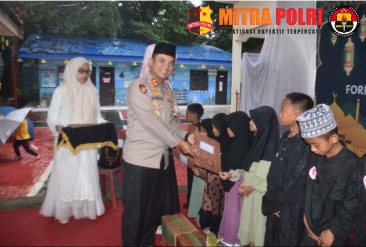 Polres Maros menggelar acara buka puasa bersama dalam rangka menyemarakkan bulan suci Ramadan 1447 Hijriah, Sabtu (21/2/2026).
