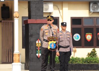 Kapolres Seruyan AKBP Beddy Suwendi, S.H., S.I.K., memimpin langsung kegiatan Apel Jam Pimpinan yang dilaksanakan di Halaman Mako Polres Seruyan pada hari Senin tanggal 2 Maret 2026, mulai pukul 08.00 WIB.