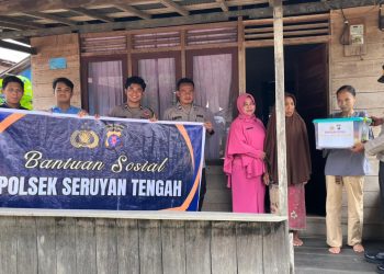 Pada Selasa, 03 Maret 2026, pukul 10.00 WIB, personel Polsek Seruyan Tengah bersama pengurus Bhayangkari melaksanakan kegiatan Bantuan Sosial (Bansos) di Kelurahan Rantau Pulut, Kecamatan Seruyan Tengah, Kabupaten Seruyan, Provinsi Kalimantan Tengah. Selasa 3/3/2026.