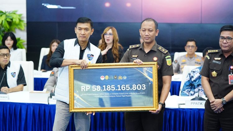 Direktorat Tindak Pidana Siber Bareskrim Polri melaksanakan eksekusi terhadap harta kekayaan hasil tindak pidana pencucian uang (TPPU)