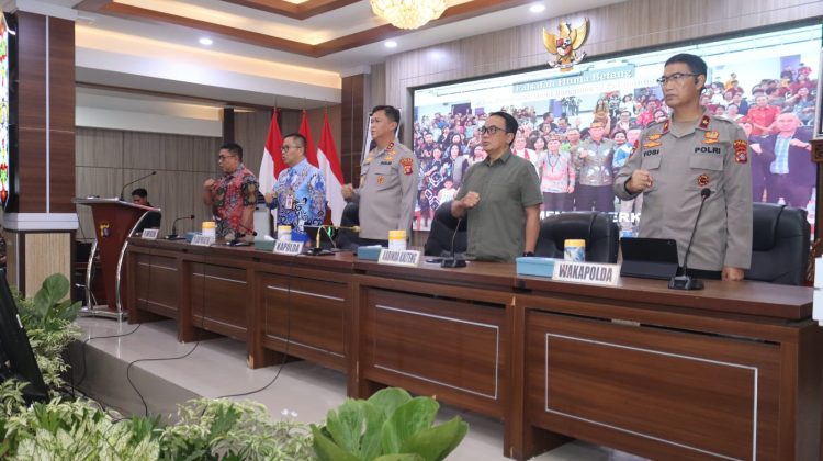 Polda Kalimantan Tengah (Kalteng) menggelar Rapat Koordinasi (Rakor) lintas sektoral bertempat di Aula Arya Dharma, Mapolda setempat, Kamis (5/3/2026) pagi.