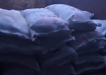 Video saat pupuk dimuat ke truk Colt Diesel. (Foto. Dok: BS/Mitrapolri.com)