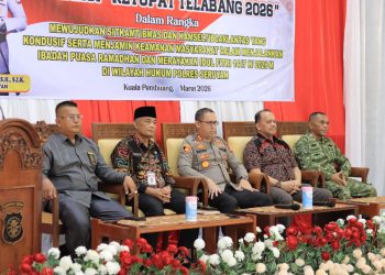 Polres Seruyan menggelar Rapat Koordinasi Lintas Sektoral Operasi Ketupat Telabang 2026, Jumat (6/3/2026) bertempat di Aula Patriatama 95 Polres Seruyan.