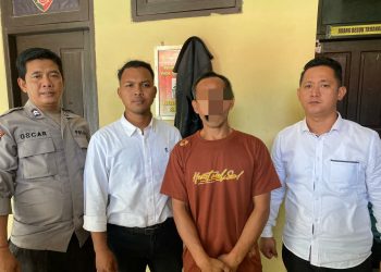 pelaku berinisial Y.D. (42) yang merupakan suami korban dan berprofesi sebagai pedagang.