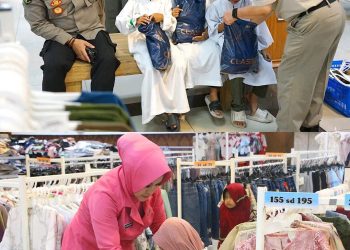 Rumah Sakit Bhayangkara Palangka Raya mengajak puluhan anak yatim untuk berbelanja baju Lebaran sebagai bentuk kepedulian dan perhatian kepada sesama.