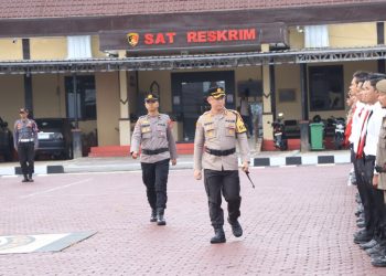 Kepolisian Resor (Polres) Seruyan menggelar Apel Gelar Pasukan dalam rangka Operasi Ketupat Telabang Tahun 2026, bertempat di Lapangan Apel Mapolres Seruyan, Kamis (12/3/2026) sore.