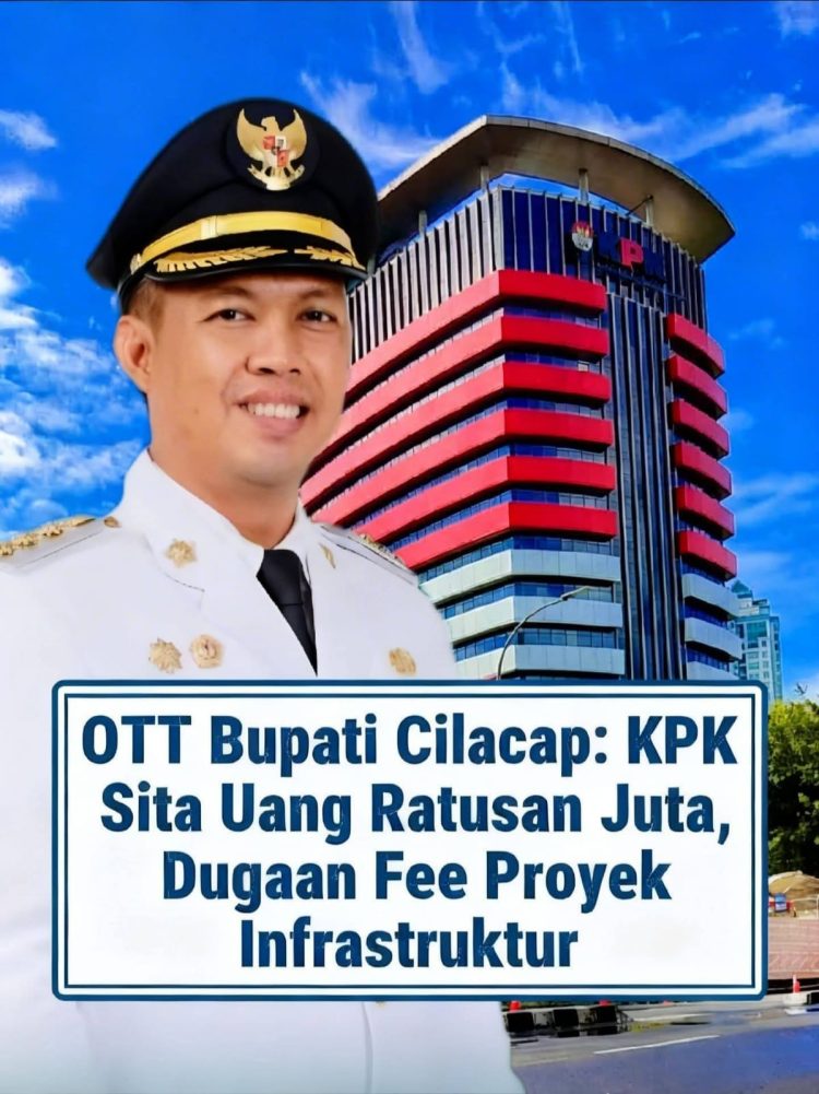 Komisi Pemberantasan Korupsi (KPK) kembali melakukan operasi tangkap tangan (OTT) pada Jumat lalu di wilayah Kabupaten Cilacap.