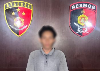 Petugas akhirnya berhasil mengamankan seorang terduga pelaku berinisial H (21) di kawasan Jalan Lintas Palangka Raya – Bukit Rawi, Kelurahan Pahandut Seberang, Kecamatan Pahandut