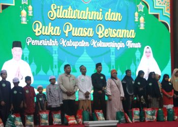 Polres Kotim mengikuti kegiatan Silaturahmi dan buka puasa bersama pemerintah kabupaten Kotawaringin Timur di Rumah Jabatan Bupati Kotawaringin Timur Jl Jenderal Ahmad Yani Kec MB Ketapang Sampit Kab Kotim. Sabtu (14/03/26) sore.