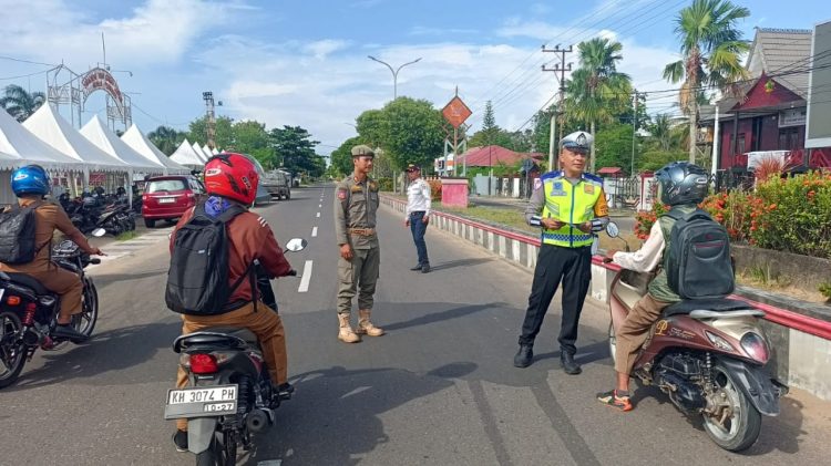 pengamanan kunjungan kerja Gubernur Kalimantan Tengah bersama Forkompimda Provinsi Kalteng di Stadion Hanau, Kecamatan Hanau, Kabupaten Seruyan, pada Senin (16/3/26) mulai pukul 10.00 WIB hingga selesai.