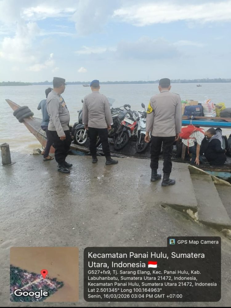 Kegiatan pemantauan ini dilakukan oleh personel Pos Terpadu yang terdiri dari IPDA S.M. Sihombing, AIPTU A. Sitepu, AIPDA Zetas HSB, dan BRIPKA Sugeng Hermanto.