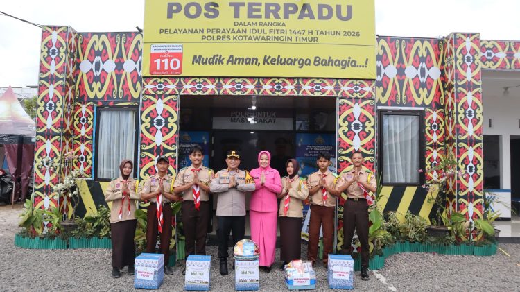 Kapolres Kotim AKBP Resky Maulana Zulkarnain, S.H.,S.l.K. M.H. didampingi Ketua Bhayangkari Cabang Kotim Ny Sentomoy Resky dan Waka Polres Kotim Kompol Christian Maruli Tua Siregar S.I.K M.M. bersama Wakil Ketua Bhayangkari Cabang Kotim Ny. Coory Christian melaksanakan kegiatan kunjungan Pengecekan Pos Terpadu, kelengkapan personil termasuk dari instansi yang terkait, cek kesehatan gratis, bertempat di Islamic Center Jalan Jenderal Sudirman Km 3 Sampit. dan Pos Pelayanan Pelabuhan Sampit, di Jalan Usman Harun Sampit. Rabu Siang (18/03/26).