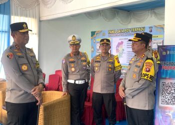 Kepala Kepolisian Daerah Kalimantan Tengah (Kapolda Kalteng) Irjen Pol Iwan Kurniawan, S.IK., M.Si. melaksanakan kunjungan kerja ke Polres Barito Timur (Bartim) dalam rangka meninjau langsung pelaksanaan Operasi Ketupat Tahun 2026.
